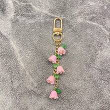 兰花仿珍珠钥匙扣、流苏吊饰、钥匙扣、钥匙扣配件、包包吊饰、汽车钥匙扣、耳塞盒装饰，女士礼品。可爱珍珠兰花钥匙扣、创意流苏钥匙扣、背包吊坠、包包装饰、生日/派对礼物、汽车配饰、校园风珍珠哥特风Y2K - 彩色 - 查看 16