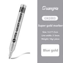 1 pièce de marqueurs de peinture acrylique vibrants - stylos pailletés métalliques pour l'artisanat créatif sur diverses surfaces - parfait pour les scrapbooks, la peinture sur roches, la céramique, le verre, le bois, les tissus, la canevas, les tasses et les artisanats de Noël pour la rentrée scolaire