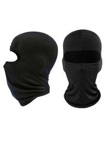 1pc / 2pc / 3pc / 10pc / 12pc Unisex Plain Balaclava Ski Mask Neck Warmer, Suitable For Outdoor Activities, Hiking, Vacation, Cycling, Skiing - Multicolor - View 2