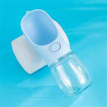 1pc Dog Water Bottle Portable Walking Dog Water Bottle Pet Water Feeder 350ML