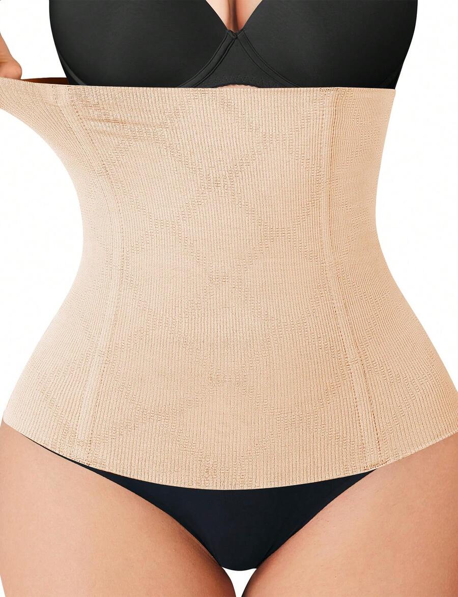 Womens' Waist Trainer Tummy Control Waist Cincher Slim Body Shaper - 米色 - 查看 1