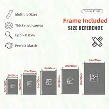 Póster enmarcado de la película "El negociador" en lienzo con marco de madera incorporado, para decoración del hogar, dormitorio o garaje - Multicolor - Ver 7