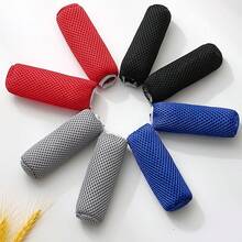 4pcs Set Universal 4-Season Handlebar Grip Covers, Non-Slip Sweat-Absorbent Bike Motorcycle Handlebar Sleeve, Breathable & Comfortable