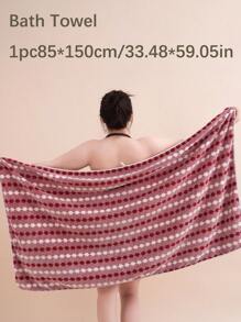 1/2/3 piezas Juego de toallas a rayas de poliéster, toallas de mano/rostro de felpa coral suaves y de secado rápido, toallas de baño súper absorbentes, adecuadas para baño, piscina, gimnasio, decoración de baño, decoración de otoño, vuelta al colegio, para salón de belleza, hogar y baño
