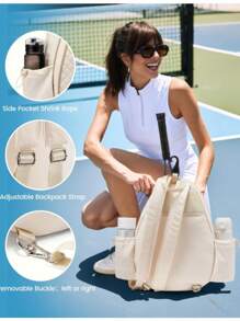 Bolsa diagonal leve multifuncional para raquetes de tênis masculinas e femininas, bolsa esportiva para tênis e badminton Pick Ball