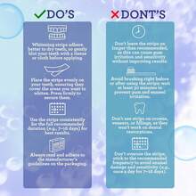 GuruNanda Teeth Whitening Strips - 7-Day Treatment With Non-Slip, Dry Strip Technology - Whitening Designed With Care For A Brighter Smile - 14 個(1 包) - 查看 10