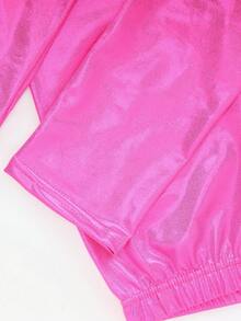 1pc Children's Shiny Metallic Dance Tights, New For Spring/Summer - Multicolor - View 12