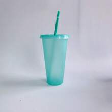 6 peças/Conjunto Copos Lisos de Cor Única de PP com 710ml, Copos de Bebida de Plástico para Festas, Férias na Praia, Dia das Mães, Lembrancinhas de Casamento