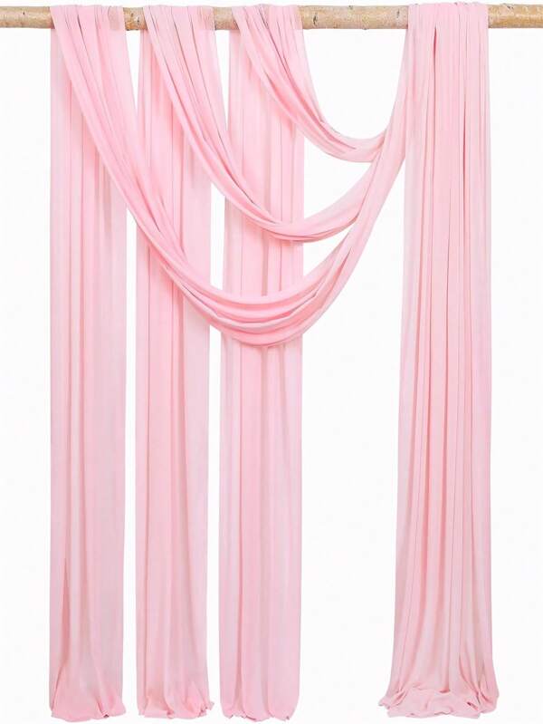 1pc-118in/ Elastic Satin Backdrop Non-Transparent Satin Fabric Curtains Photography Backdrop Suitable For Wedding Party Engagement Ceremony Stage Decor Bridal Shower Anniversary Party Birthday Party Valentine's Day Party ﻿( White, Mint Green, Champagne Color) Summer Gifts Beach Back To School School Supplies Room Decor