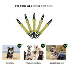 1pc - Durable Dog Training Supplies Chew Stick Chew Pulling Pet Toy Double Side Handle Professional Tear Resistant Chew Pulling