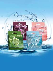 1/2/5pcs Extra Large Toilet Cleaning Tablets, Toilet Bowl Cleaner, Floral Blue Bubbles Toilet Deodorant, St Remover, And Urine Stain Remover - Multicolor - View 1