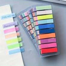 400pcs/200pcs Morandi Color Index Labels, Transparent Sticky Flags, Various Pastel And Vintage Colors, Rectangular Colored Index Cards, Suitable For Office, Study And Gift Wrapping, Organization And Storage