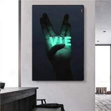 1 buc copertă album muzical nou Damso Qalf rapper cântăreț vedetă cadouri poster imprimeuri pânză pictură artă de perete imagine living room home decor cadouri cadru opțional - Multicolor - Vizualizare 71