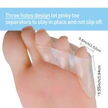 2/4pcs Transparent Silicone Gel Toe Protectors, Comfortable Wrap To Protect Foot Toe