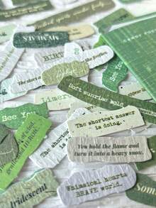 50pcs/Pack Sticker Set, Suitable For Gifts,School Supplies,Back To School - one-size - View 7