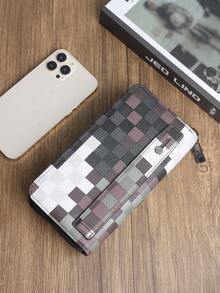 HOVI'S Long Zip Wallet, Simple & Fashionable, Multi-Functional Business Clutch Purse With Multiple Card Slots, Suitable For Men And Women - Black - View 4