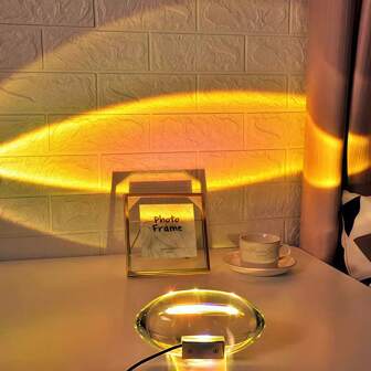 1 pezzo Luce notturna ad Angeli, luce notturna decorativa a proiezione, lampada da notte LED creativa e personalizzata, alimentata USB, 5V CC, adatta per camera da letto, decorazione artistica, soggiorno, decorazione fotografica