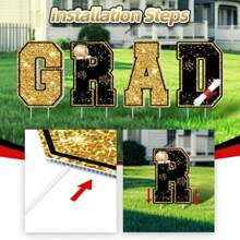 14PCS Customizable Garden Flags, Funny Graduation Flags, Outdoor Flags For Yard, Custom Posters For Graduation, Custom Flags, Customizable Flag For Graduation, Graduation Decorations 2025