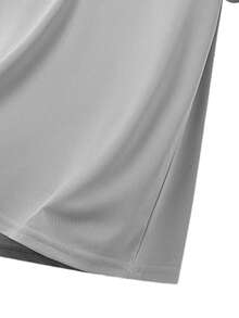 Summer Men's POLO Shirt, Made Of Quick-Drying Material, 3D Tailoring, Fit And Slim, Suitable For Business And Leisure, It Is The Best Gift For Men - Grey - View 4