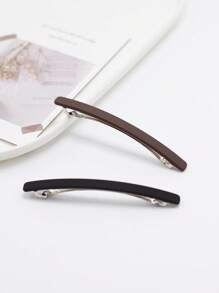 1 Peça/2 Peças Grampos de Cabelo Grandes e Simples de Acrílico Sólido Elegantes, Acessórios de Moda Versáteis Adequados para Uso Diário, Cor Sólida, Ideal para Todas as Estações, Grampo de Garra Plano, Presilha de Cabelo, Garras de Cabelo, Material Escolar
