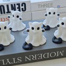 1pc Modern Synthetic 3D Printed Ghost Key Holder - Halloween Ghost Pendant, Powered Without Electricity, Holiday Gift