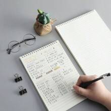 Flip Cover Notebook, A6, A5, B5, A4 Size, 160 Pages With Lined Paper