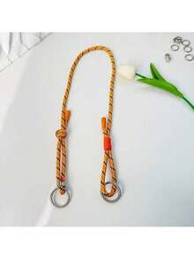 多色肩带兼容时尚防水尼龙女士双环肩带购物手提包配件 Y2K 豹纹挂绳