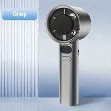 120-Speed Portable Mini Fan With Digital Display - USB Rechargeable, Compact & Stylish Handheld Cooling Device For Travel, Outdoor, And Desktop Use, 1800mAh Battery, LED Air Volume Digital Displays, Portable Fan