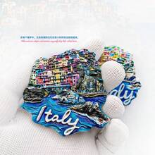 1pc Resin Fridge Magnet With Italy Landmark Designs (Florence, Venice, Tuscany, Missouri, Amalfi Coast, Rome, Sicily), Travel Souvenir Wall Decor Magnetic Sticker, Gift For Kitchen, Bedroom, Storage Cabinet, Italy Trip - Multicolor - View 19