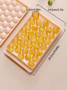 1pc Summer Ice Cube Tray, Ice Mold, Kitchen Fridge Ice Ball Maker Mold