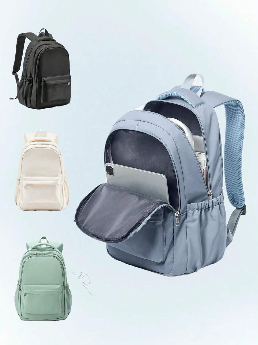 Backpack For Women Casual Daypack School Backpack For Girls Boy Lightweight Travel Backpack Purse Simple Backpack For Women Waterproof College High School Bookbag Suitable For College Travel Camping For Students Gift For Girls Women Presents - Multicolor - View 1