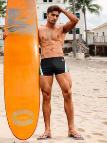 Customize A Swimsuit And Upload The Desired Text To Generate A Print Production - Black - View 3