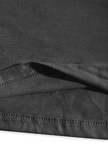 Camiseta de manga corta y cuello redondo para mujer de talla grande con estampado gráfico casual "Podría ser talla grande mala", camiseta holgada con cita humorística para el verano