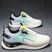 2025新款男士透气网眼休闲运动鞋，四季气垫减震防滑跑步鞋，舒适时尚，适合户外运动、跑步、健身房 - 彩色 - 查看 11