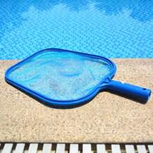 1pc Swimming Pool Cleaning Supplies, Shallow Water Skimmer Net, Ordinary Shallow Water Leaf Net, Beach Essentials, Beach Accessories, Pool Float
