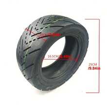 High-Performance Rubber Electric Scooter Tires, Vacuum Tires, Shock-Absorbing Tires, 90/65-6.5, Durable Rubber, Batteryless, Suitable For Various Terrains, Self-Healing Tires, Inner Tube Tires, Suitable For City Roads, Black - Multicolor - View 2