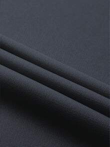 Camisa polo de color liso para hombres para uso casual y de oficina - Gris Oscuro - Ver 5