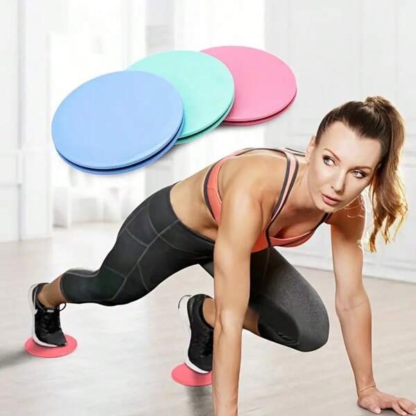 1 Pc Portable Core Sliders For Abdominal Muscle Training And Yoga Workouts - Fitness Equipment, Gym