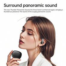 SENBOWE Nouveaux écouteurs sans fil 2025 : transmission directionnelle, réduction de bruit à 99%, autonomie ultra-longue de 60 heures pour une musique, une télévision et un jeu ininterrompus, 300 mAh