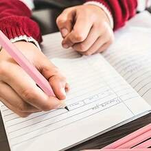 5/10/20/30 支粉色木制婚礼铅笔带橡皮擦，适用于学校、艺术、办公室、绘画、素描和学习 - A - 查看 6