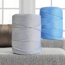 3mm Około 240g Kolorowa pleciona lina Pusta nić Rzemiosło Dekoracja DIY Tkana torba Ręcznie robione akcesoria do toreb Włókno poliestrowe - 3mm 2szt - Zobacz 4