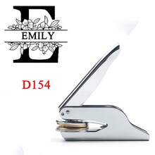 Custom Your Wedding Embosser, Napkin Embosser, Envelope And Invitation Embosser, Personalized Embosser Stamp, Custom Embosser Stamp, Personalized Wedding Embosser, Initials Embosser, Paper Embosser, Monogram Embosser Personalized Initials Embosser Stamp, Monogram Embosser - Silver - View 18