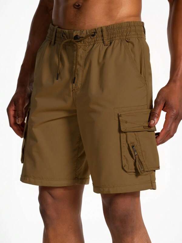 Einzelteil Baumwoll Cargoshorts, geeignet für Outdoor Sport, Stadtfunktionssport, Freizeitsport Pionier, Straßen-Lässig, Urlaubs-Lässig, Strandausflüge, Nacht-Dates, Festivals, Alltags-Tragen, Militär-Stil, Hohe Qualität, für jede Gelegenheit