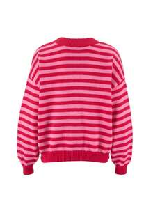 Tricot d'hiver à la mode - Retour à l'école - Hauts basiques polyvalents chics décontractés - Conception affinante réversible col en V - Cardigan tricoté à boutons à rayures contrastées polyvalent - Tenues de bureau pour femmes - Hauts pour sortir - Tenue de voyage aéroport - Noël - Nouvel An