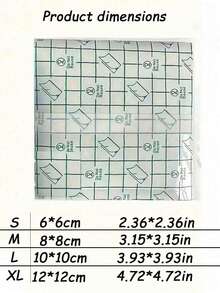 10/20 件 S 码隐形大腿提升贴、大腿防擦伤保护、透明隐形防擦伤大腿带、隐形防摩擦大腿胶带、防水贴纸、隐形大腿、防水、日常穿着舒适、防水美容增强剂、安全舒适、适合日常穿着和特殊场合（S 6*6CM）