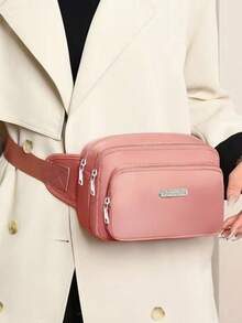 Women And Men General Purpose Large Capacity Multi-Layer Practical Wear-Resistant Waterproof Business Cash Crossbody Backpack - Multicolor - View 5