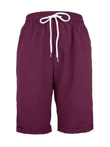 Women's Summer Slant Pocket Solid Color Simple Casual Shorts