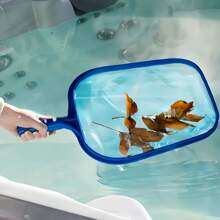 1pc Swimming Pool Cleaning Supplies, Shallow Water Skimmer Net, Ordinary Shallow Water Leaf Net, Beach Essentials, Beach Accessories, Pool Float