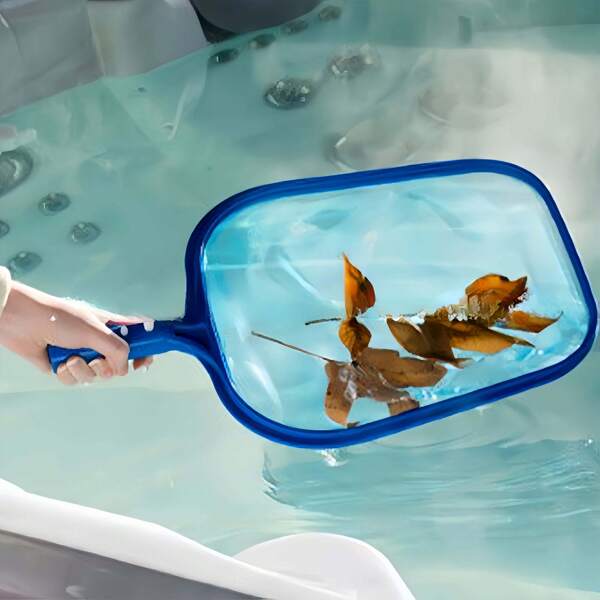 1pc Swimming Pool Cleaning Supplies, Shallow Water Skimmer Net, Ordinary Shallow Water Leaf Net