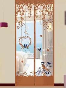 1 Pc Magnetic Mesh Curtain, Anti-Mosquito Bedroom Divider, Wind Proof Fly Proof Screen Door, Self-Adhesive Magnetic Soft Screen For Summer, Essential Home Protection Product - Multicolor - View 23